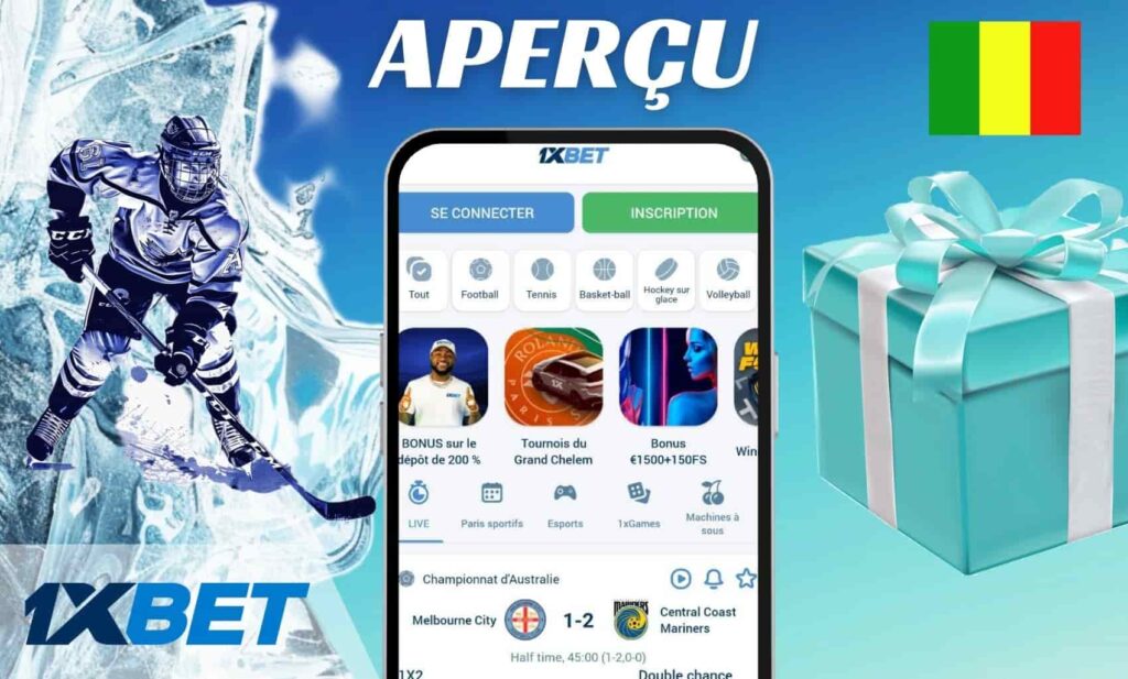 1xBet Mali Aperçu de l’application pour les paris sportifs