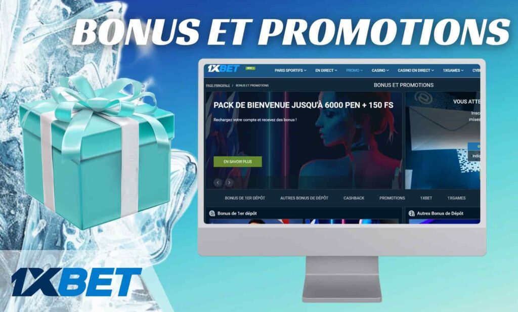 1xBet Mali Bonus et promotions actuels de site