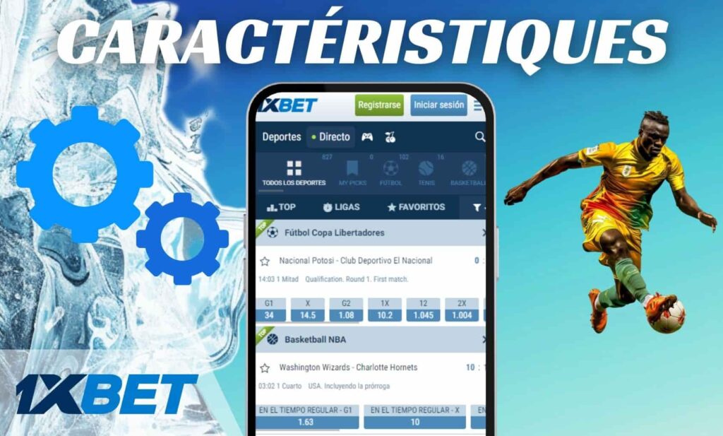 1xBet Mali Caractéristiques de l’application