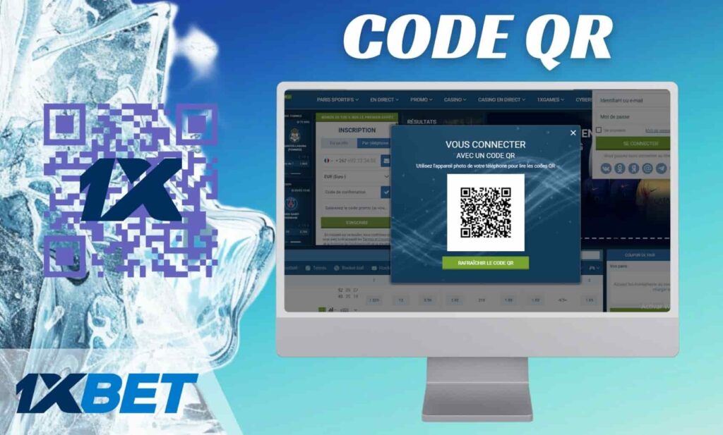 1xBet Mali Connexion par code QR guide