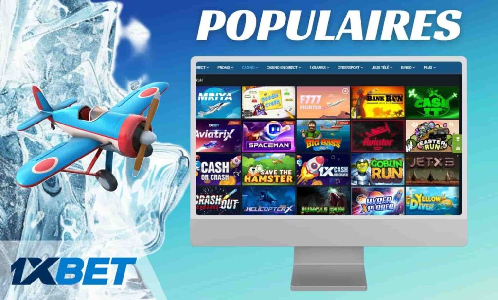 1xBet Mali casino Jeux Crash populaires