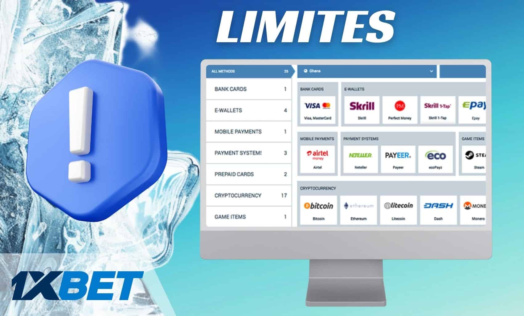 1xBet Mali Limites de dépôt minimales et maximales