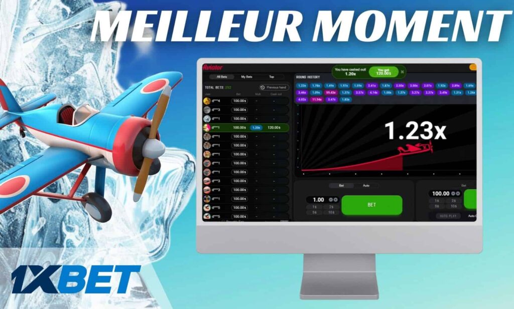 1xBet Mali Meilleur moment pour jouer à Aviator