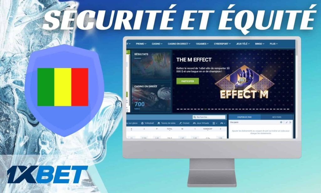 1xBet Mali site Sécurité et équité revue